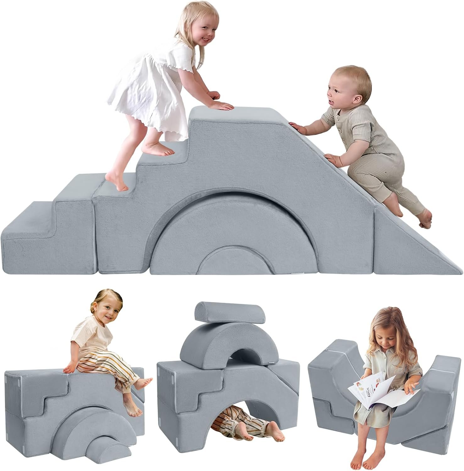 Baby Couch with Slide & Stair