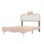 Twin size Velvet Princess Bed