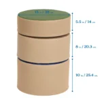 Kids Soft Zone Stump Stool Set