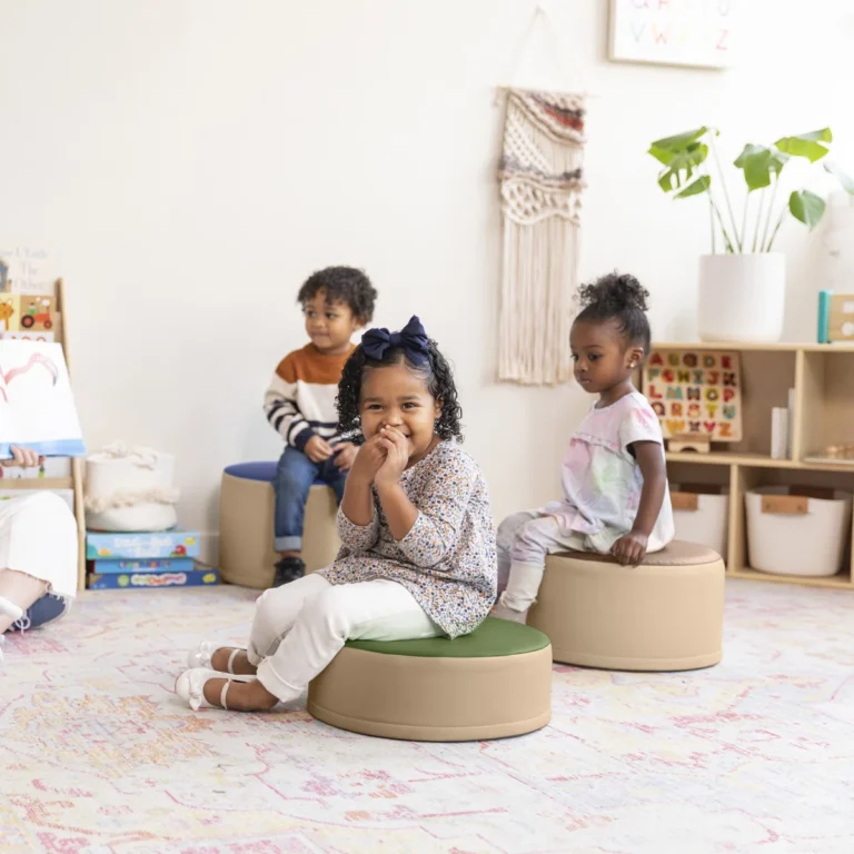Kids Soft Zone Stump Stool Set