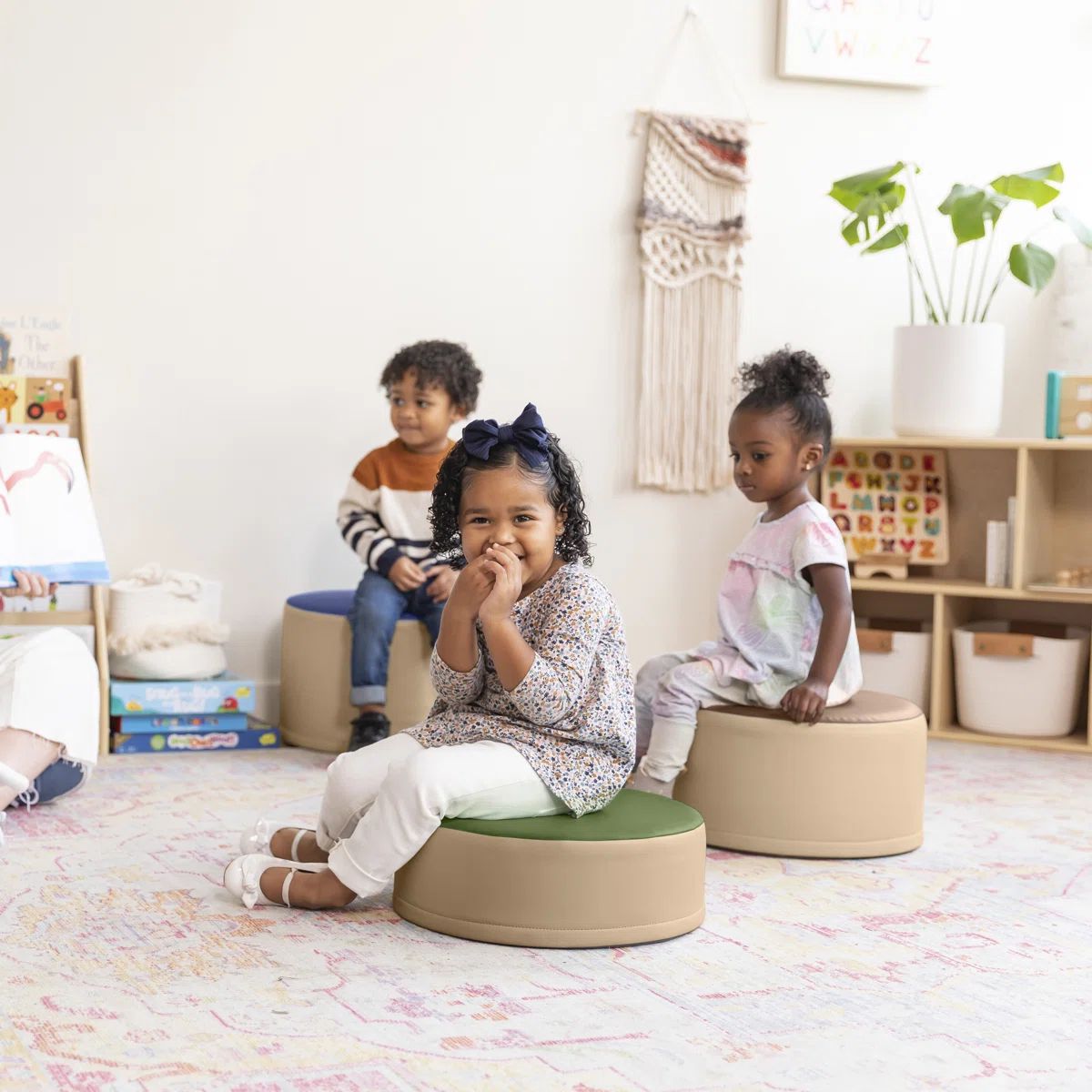 Kids Soft Zone Stump Stool Set