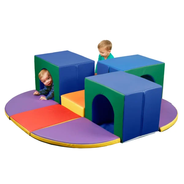 Kids Soft Zone Triple Tunnel Maze