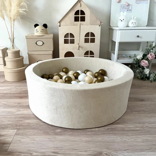Premium Velvet Play Ball Pit