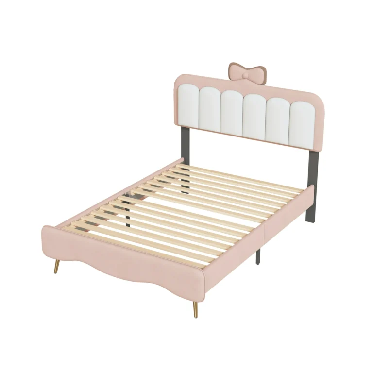 Twin size Velvet Princess Bed